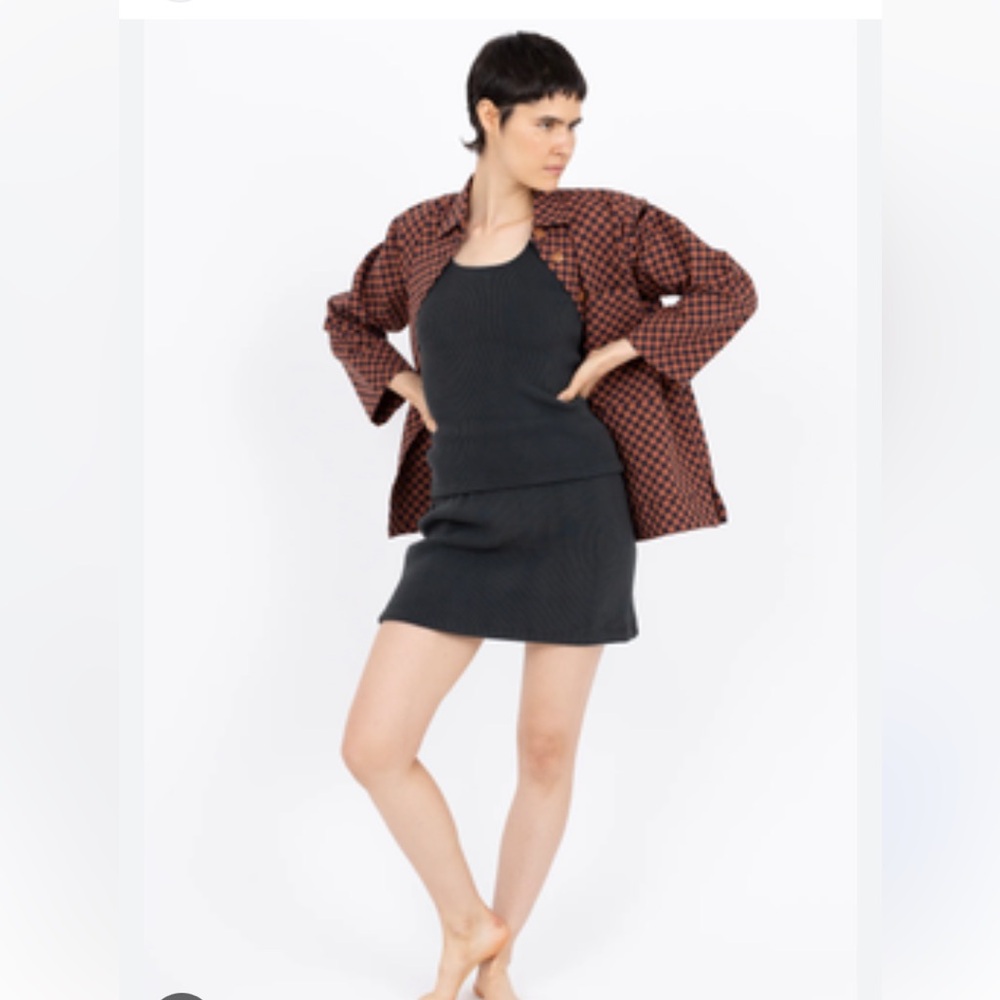 Ilana Kohn Ribbed Knit Skirt